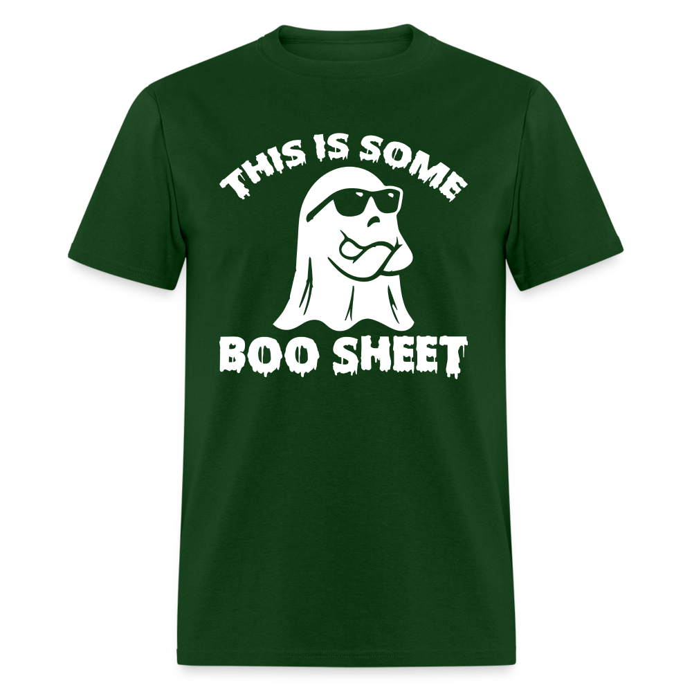 This is Some Boo Sheet T-Shirt - forest green