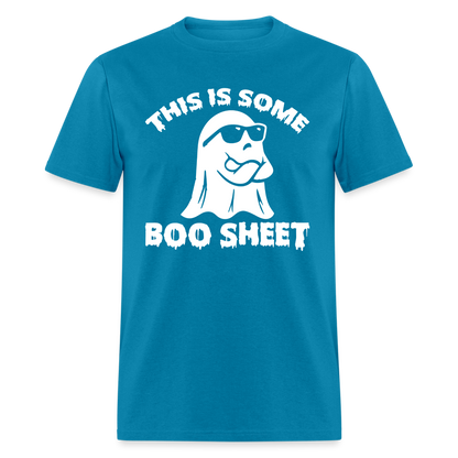 This is Some Boo Sheet T-Shirt - turquoise