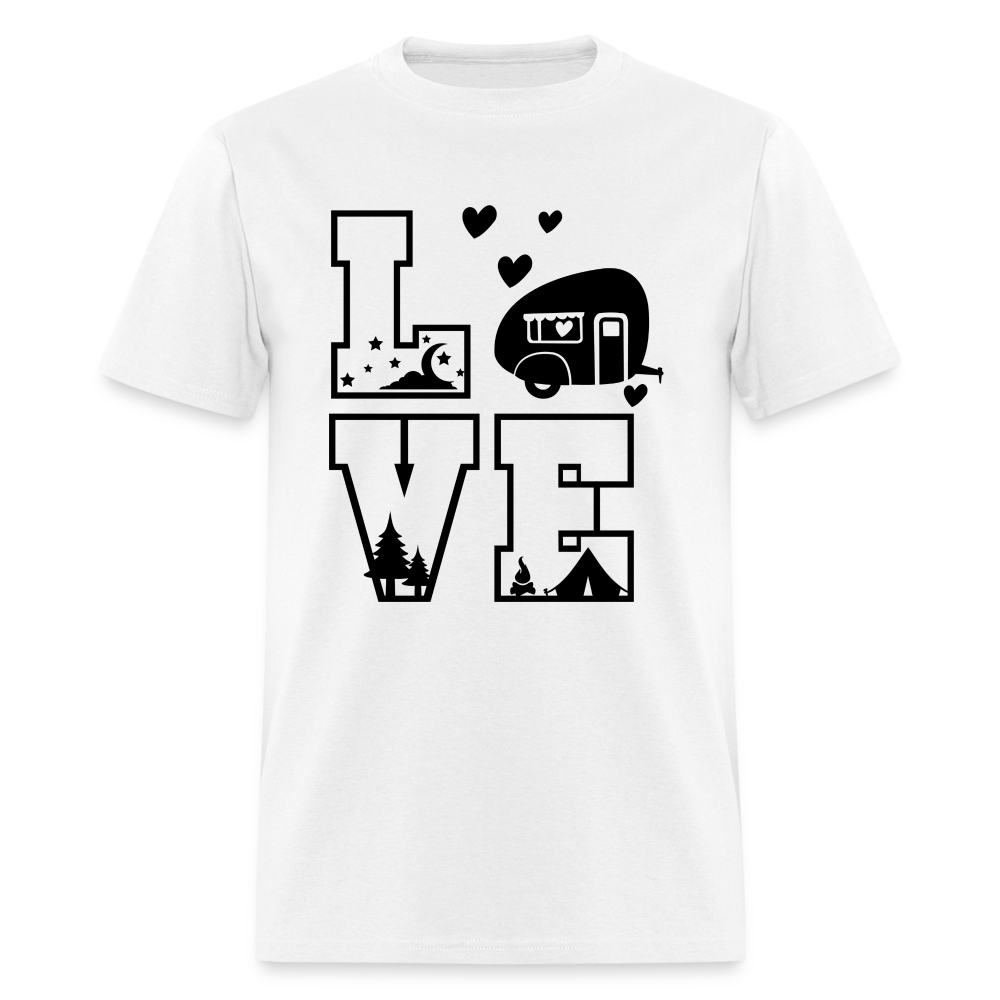 LOVE Camping T-Shirt - white