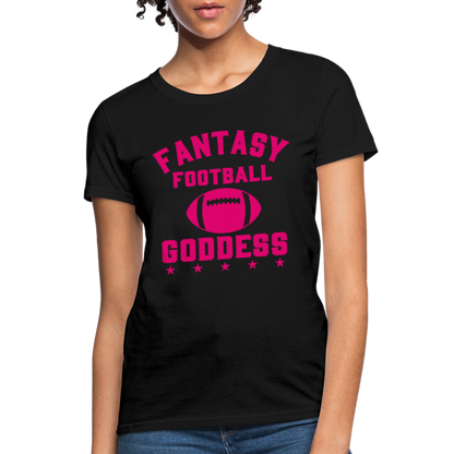 Fantasy Football Goddess T-Shirt - black