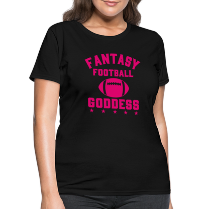 Fantasy Football Goddess T-Shirt - black