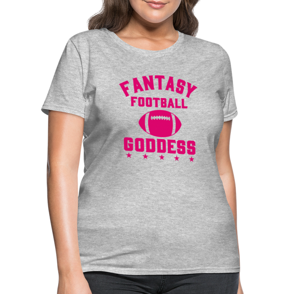 Fantasy Football Goddess T-Shirt - heather gray