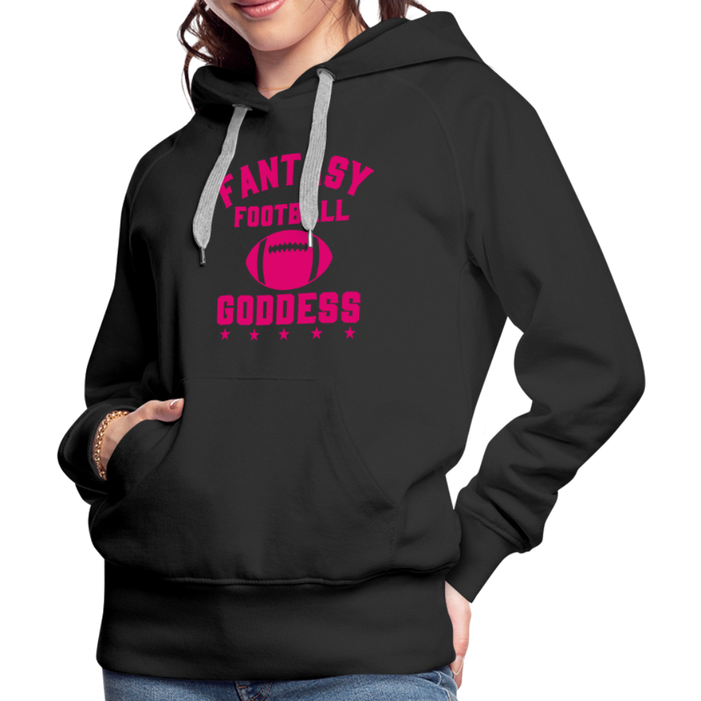 Fantasy Football Goddess Women’s Premium Hoodie - black