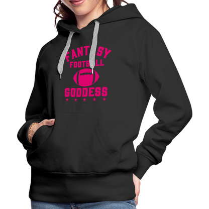 Fantasy Football Goddess Women’s Premium Hoodie - black