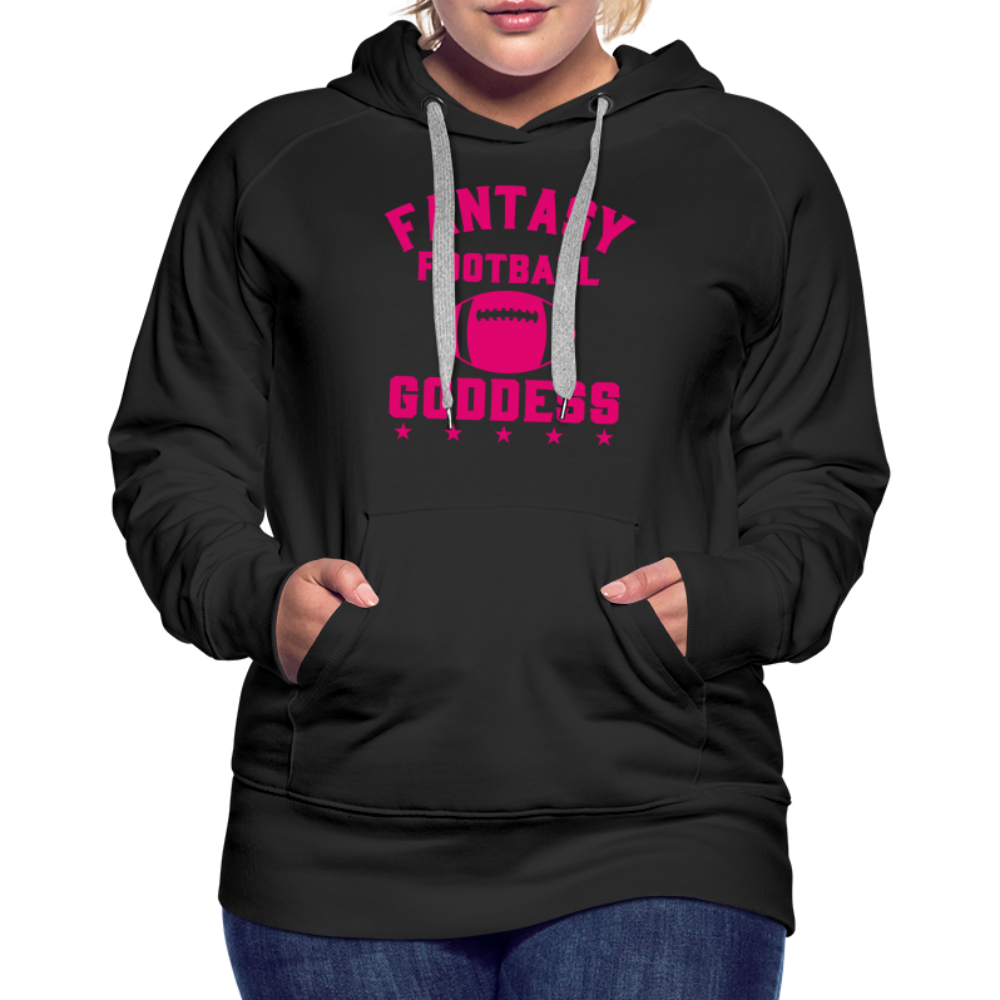 Fantasy Football Goddess Women’s Premium Hoodie - black