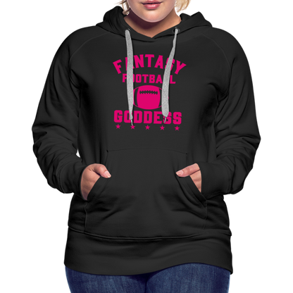 Fantasy Football Goddess Women’s Premium Hoodie - black