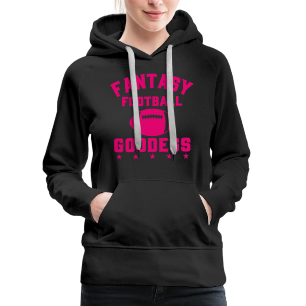 Fantasy Football Goddess Women’s Premium Hoodie - black