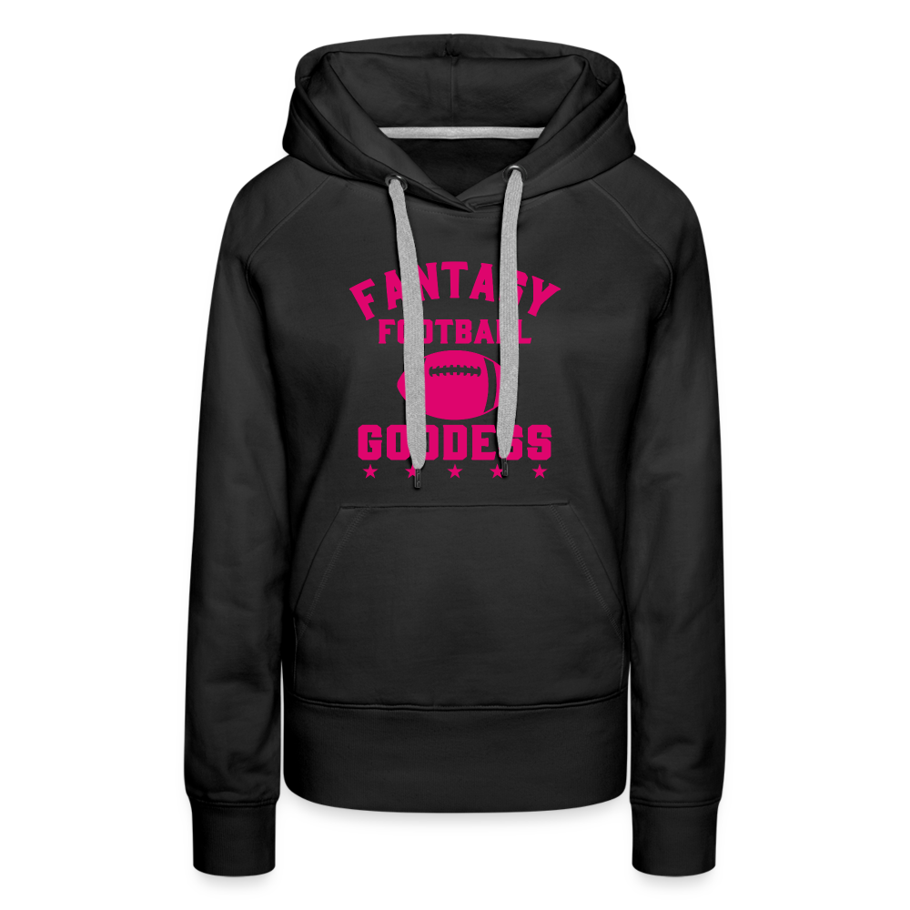 Fantasy Football Goddess Women’s Premium Hoodie - black