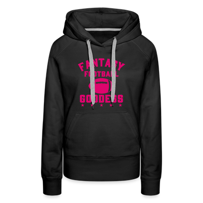 Fantasy Football Goddess Women’s Premium Hoodie - black