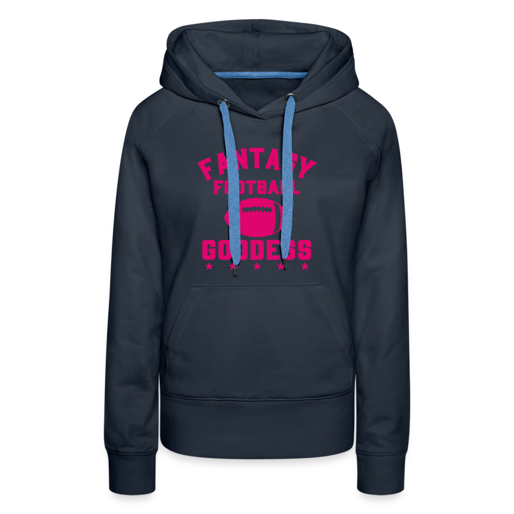 Fantasy Football Goddess Women’s Premium Hoodie - navy