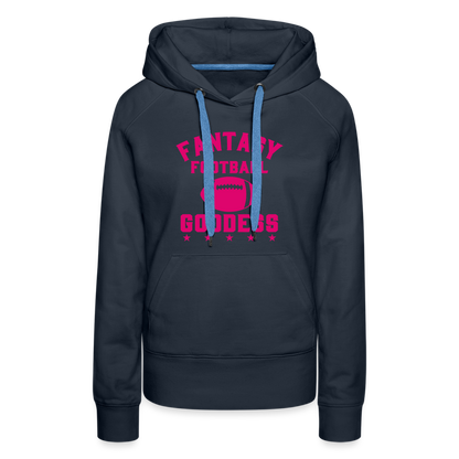 Fantasy Football Goddess Women’s Premium Hoodie - navy