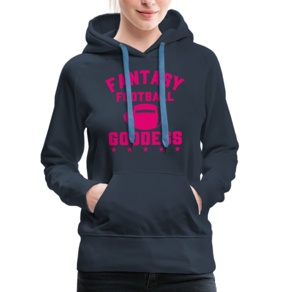 Fantasy Football Goddess Women’s Premium Hoodie - navy