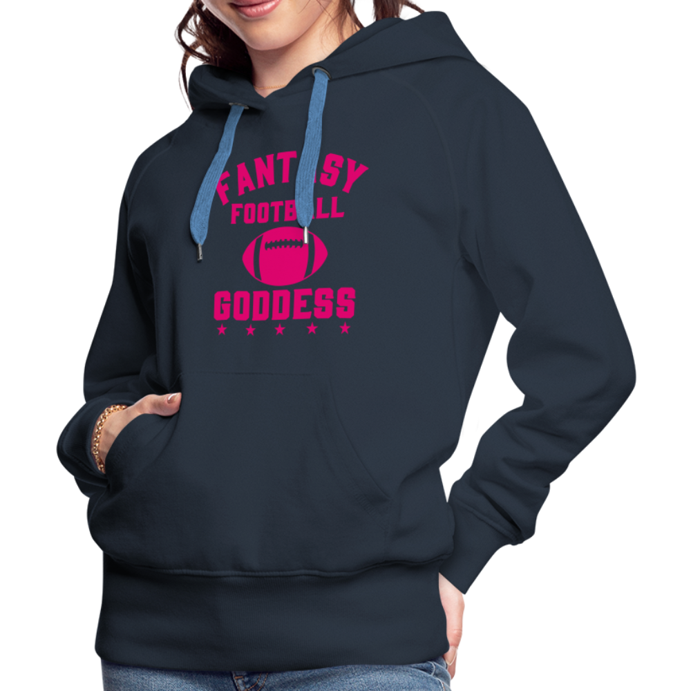 Fantasy Football Goddess Women’s Premium Hoodie - navy