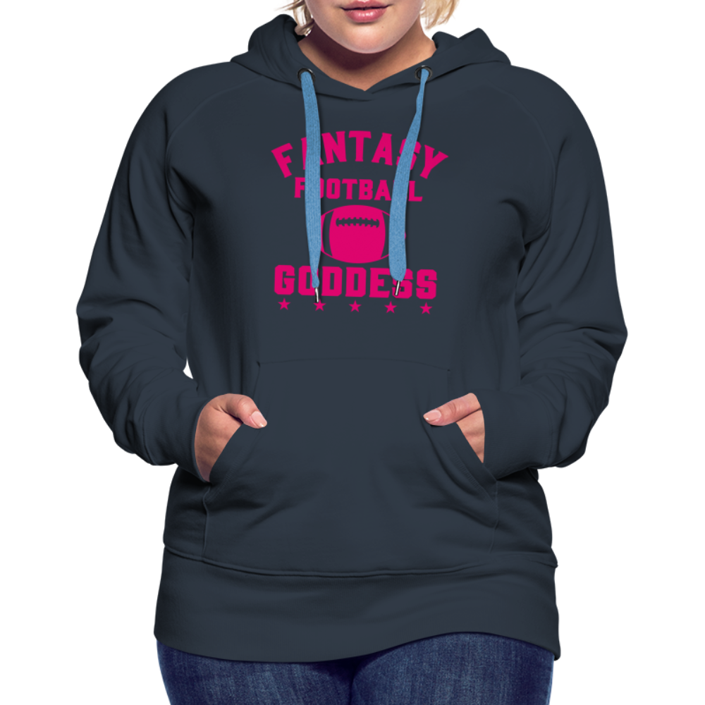 Fantasy Football Goddess Women’s Premium Hoodie - navy