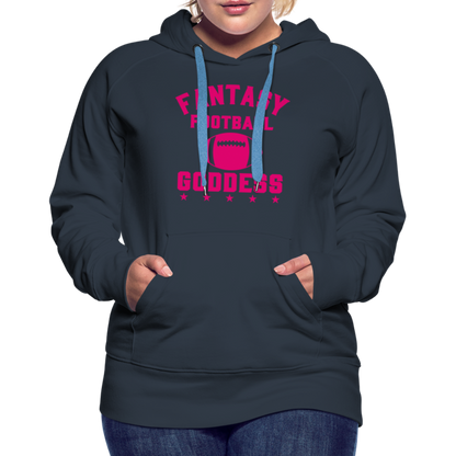 Fantasy Football Goddess Women’s Premium Hoodie - navy