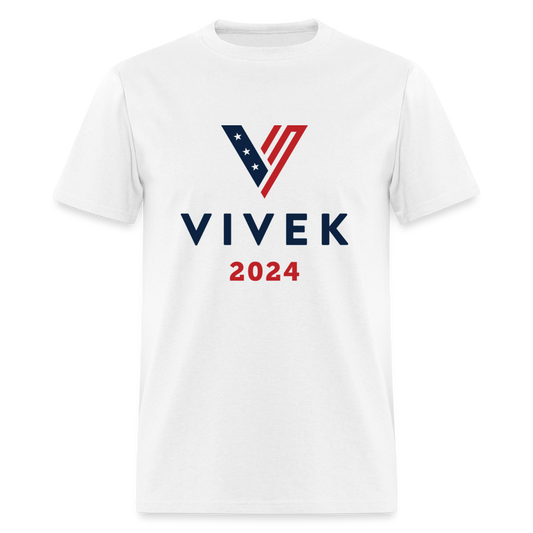 Vivek 2024 T-Shirt (Vivek Ramaswamy for President) - white