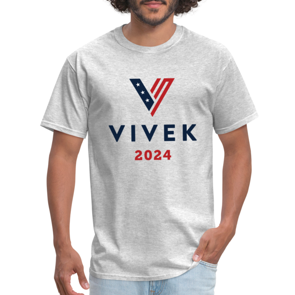 Vivek 2024 T-Shirt (Vivek Ramaswamy for President) - heather gray