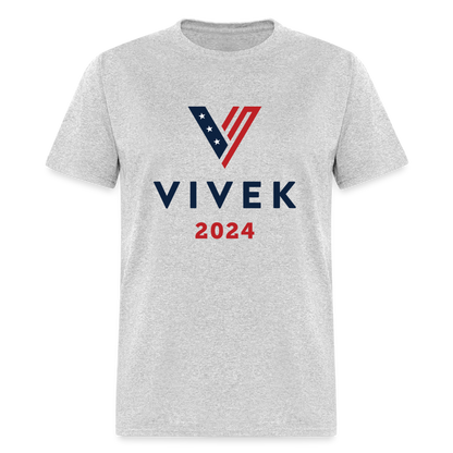 Vivek 2024 T-Shirt (Vivek Ramaswamy for President) - heather gray