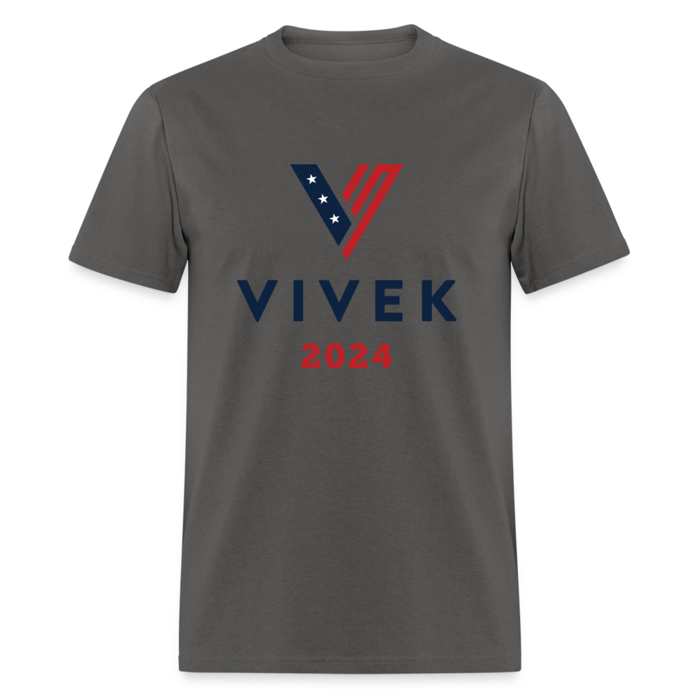 Vivek 2024 T-Shirt (Vivek Ramaswamy for President) - charcoal