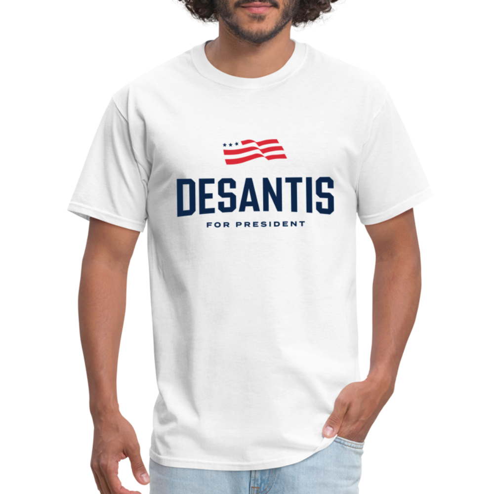Ron Desantis T-Shirt (for President 2024) - white