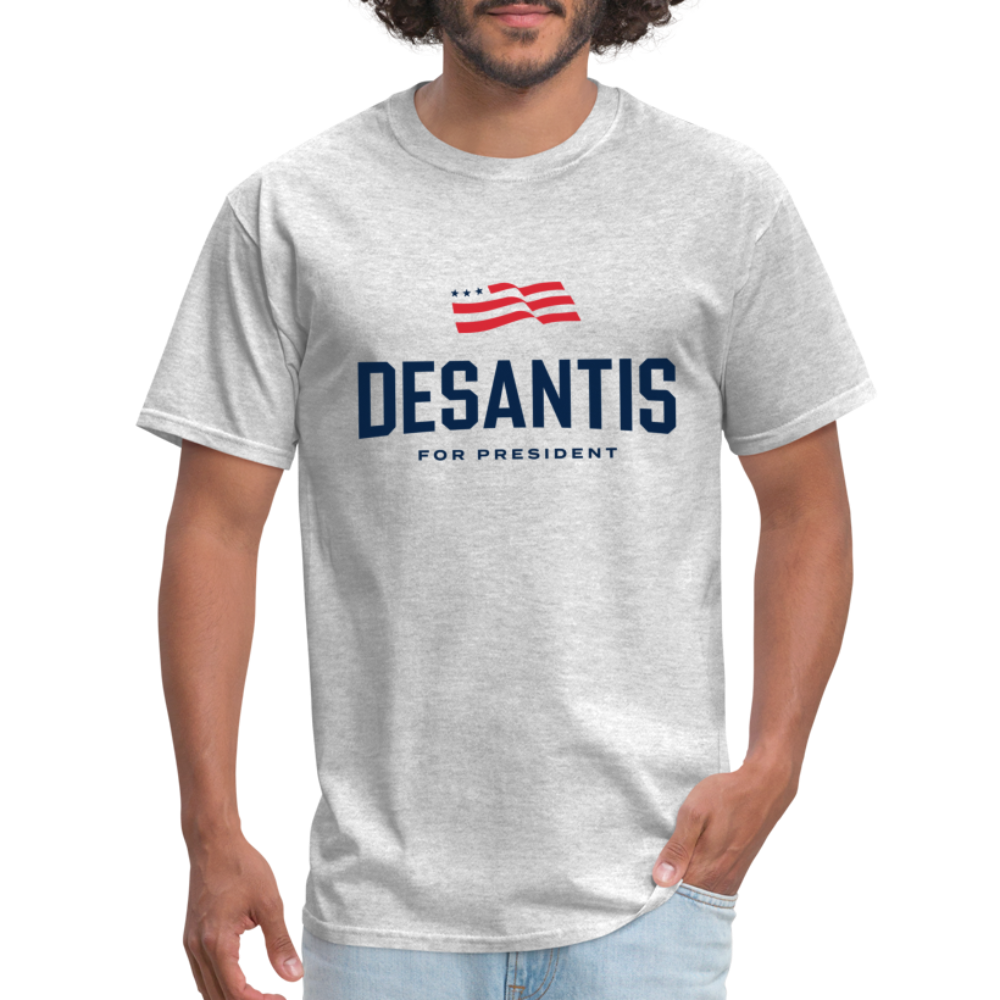 Ron Desantis T-Shirt (for President 2024) - heather gray