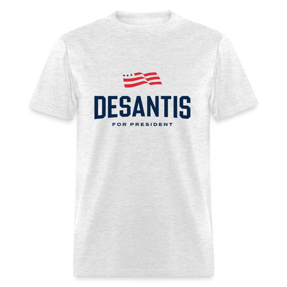 Ron Desantis T-Shirt (for President 2024) - light heather gray