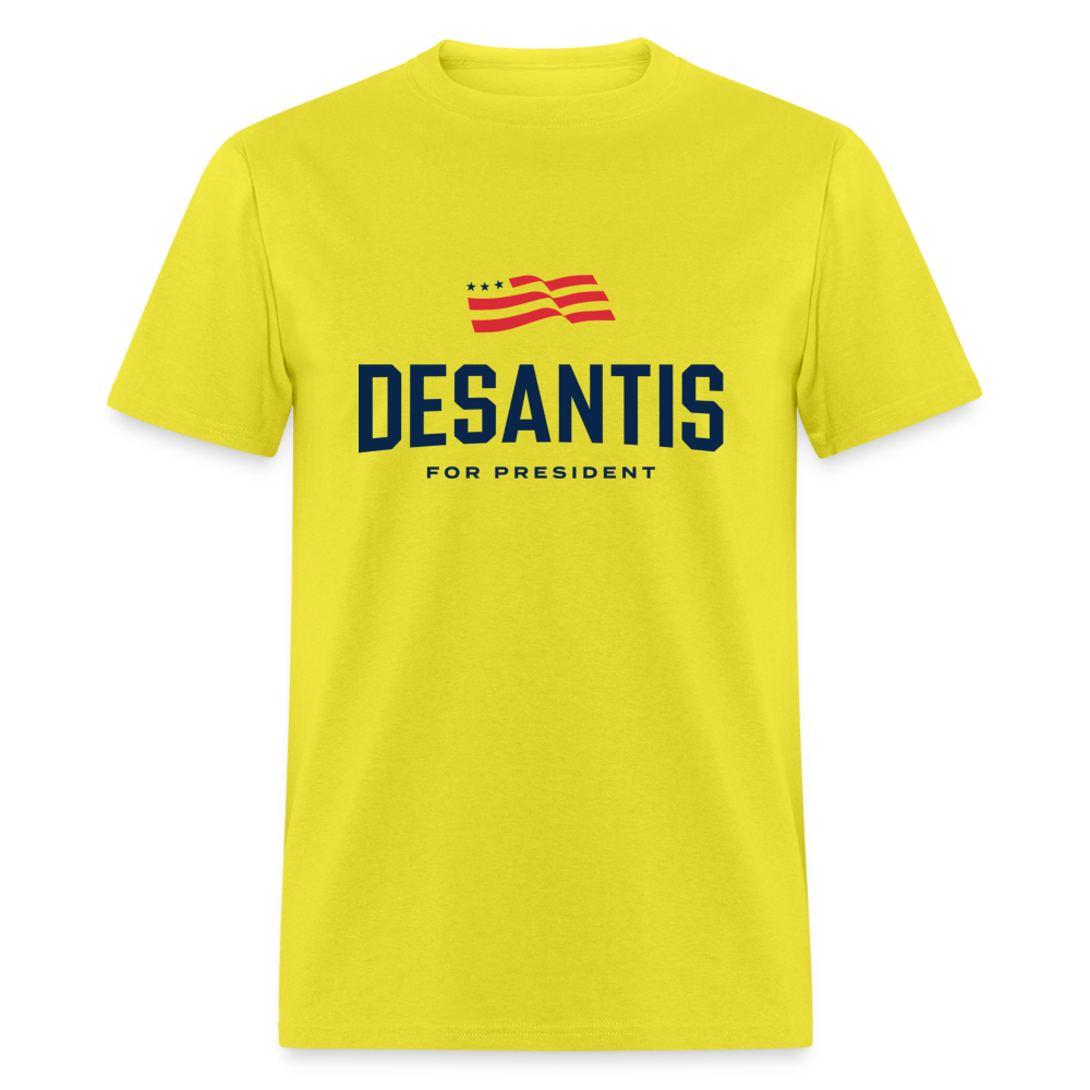 Ron Desantis T-Shirt (for President 2024) - yellow