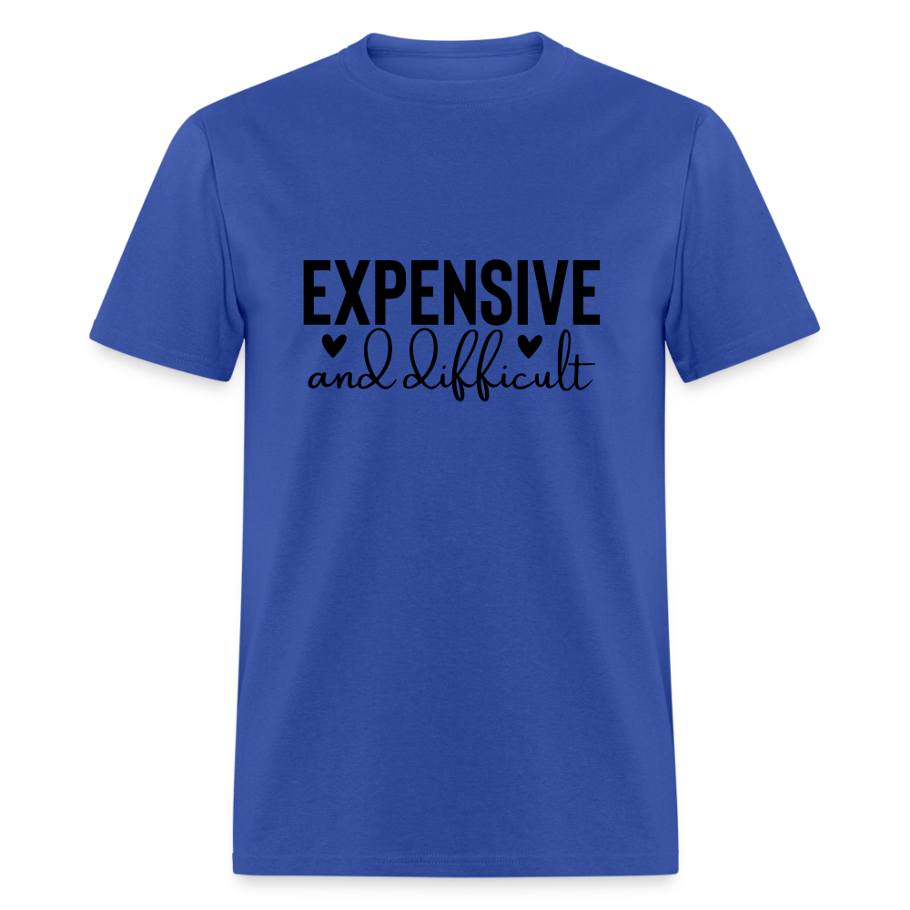 Expensive and Difficult T-Shirt - royal blue