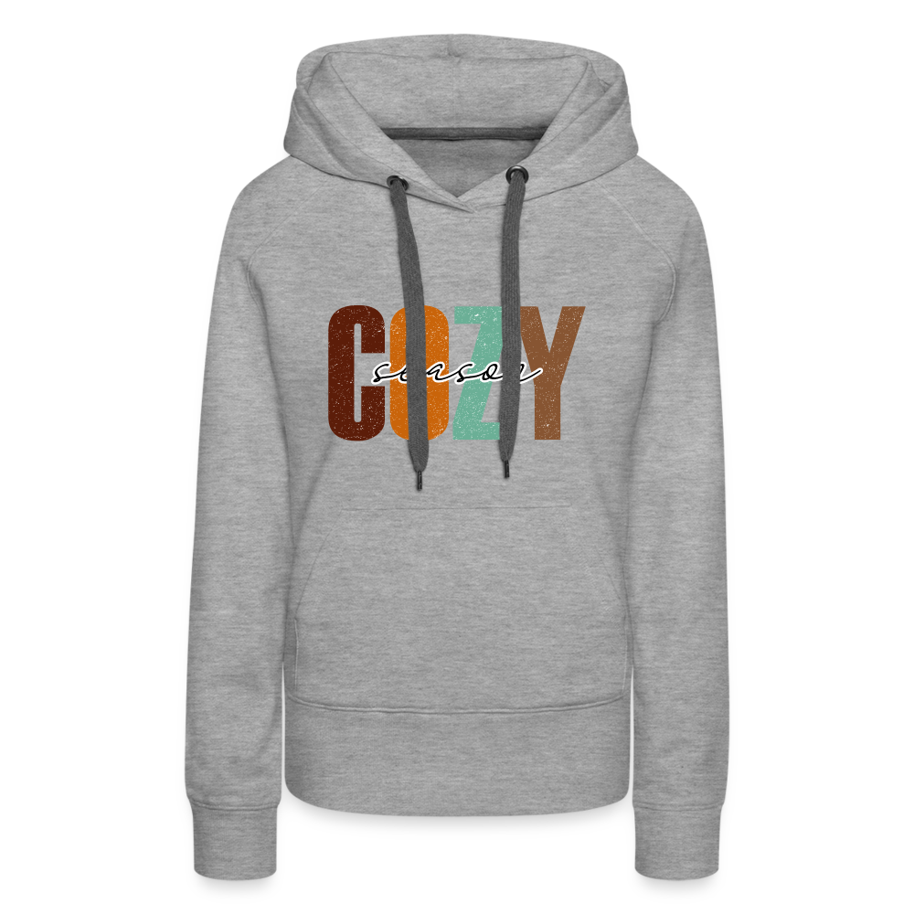 Cozy Season Women’s Premium Hoodie - heather grey