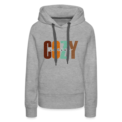 Cozy Season Women’s Premium Hoodie - heather grey