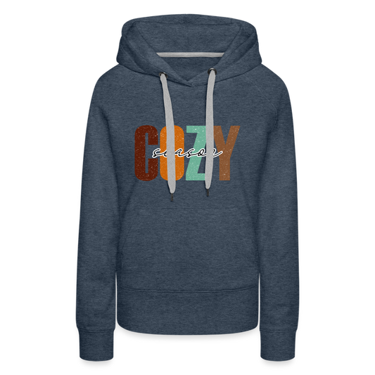 Cozy Season Women’s Premium Hoodie - heather denim