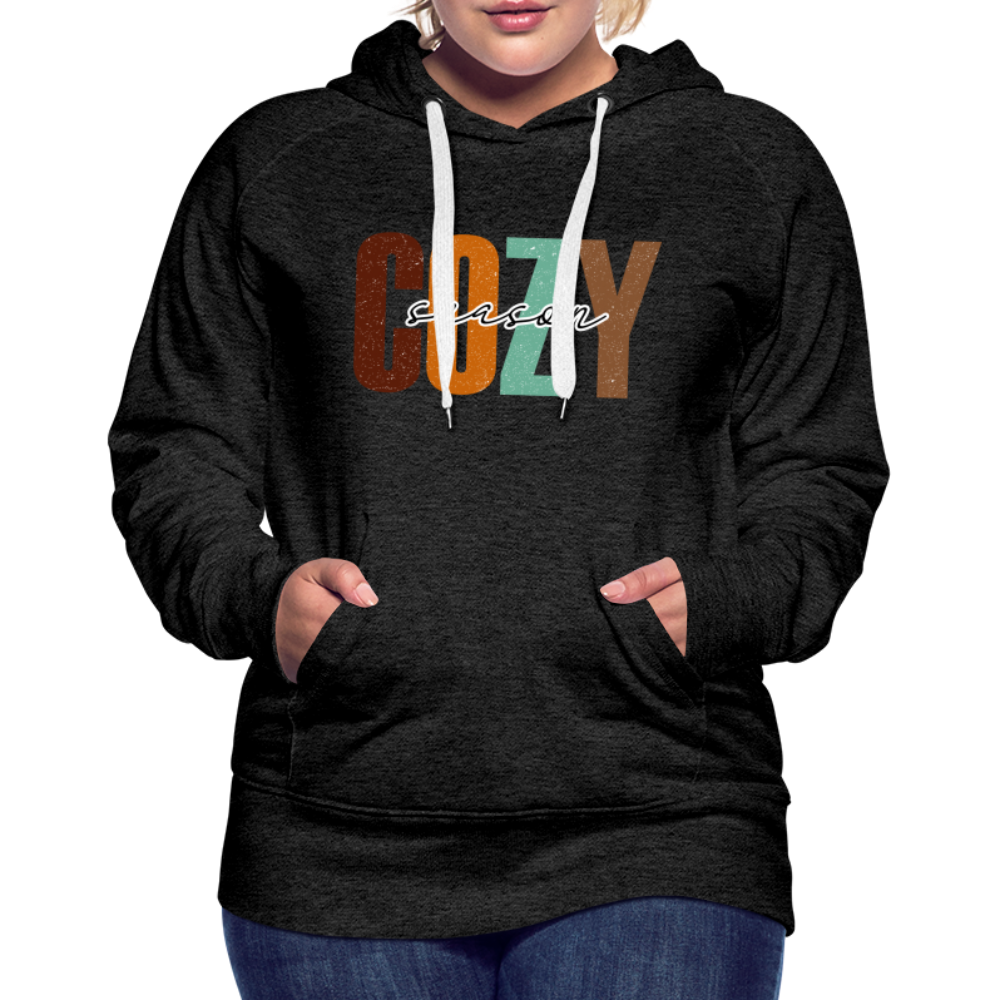 Cozy Season Women’s Premium Hoodie - charcoal grey