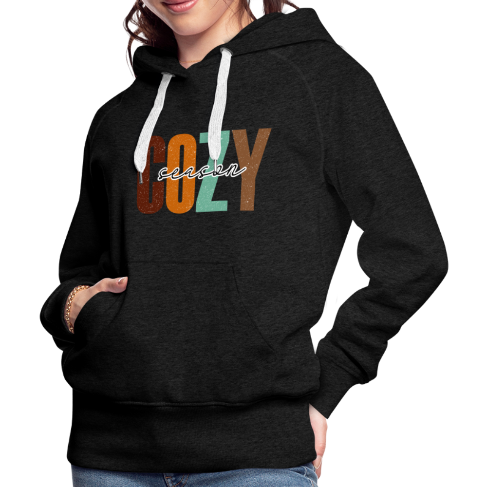 Cozy Season Women’s Premium Hoodie - charcoal grey