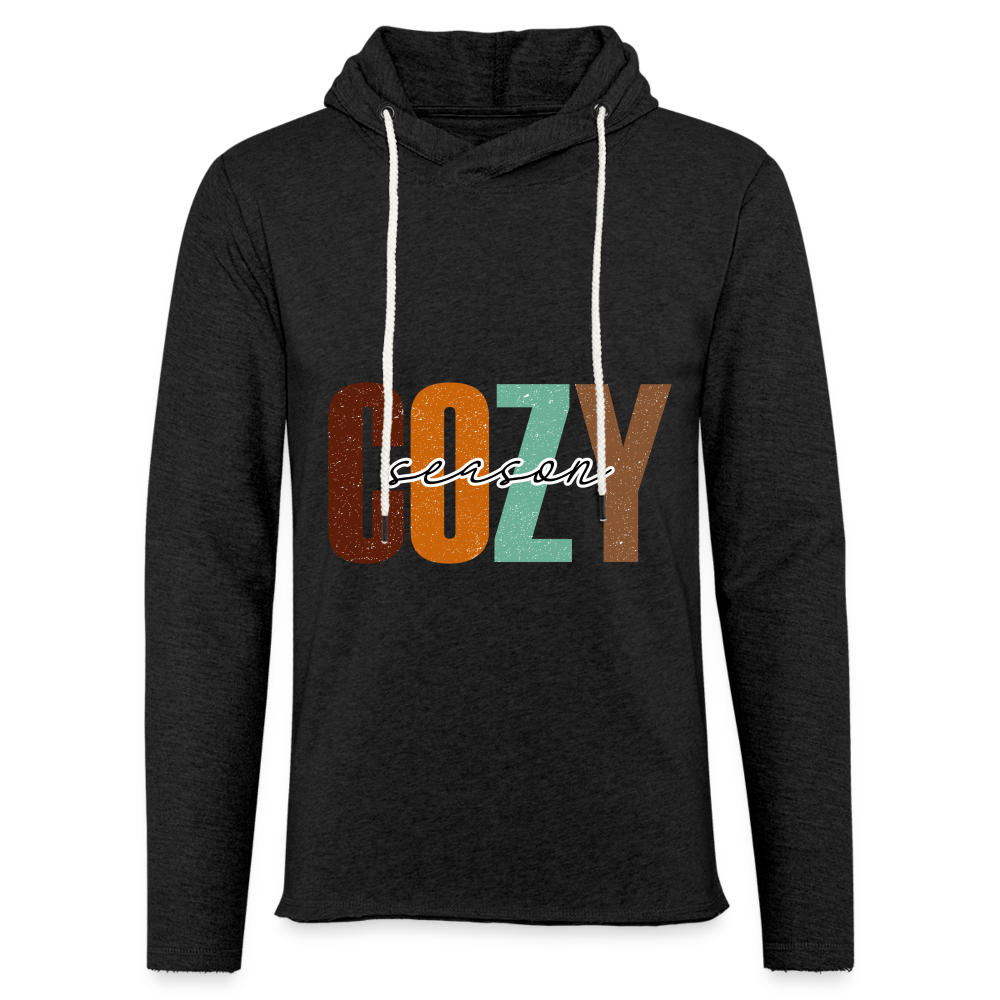 Cozy Season Lightweight Terry Hoodie - charcoal grey