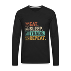 Eat Sleep Trade Repeat Men's Premium Long Sleeve T-Shirt