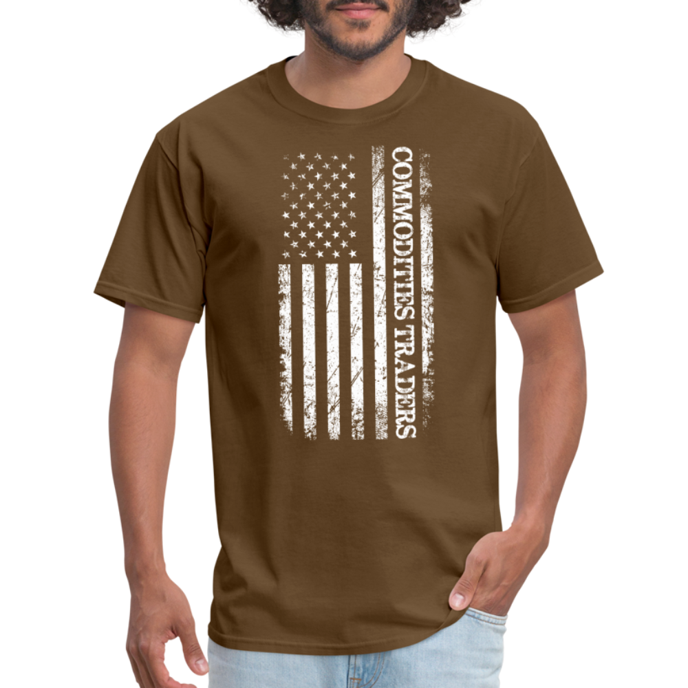 Commodities Traders T-Shirt - brown