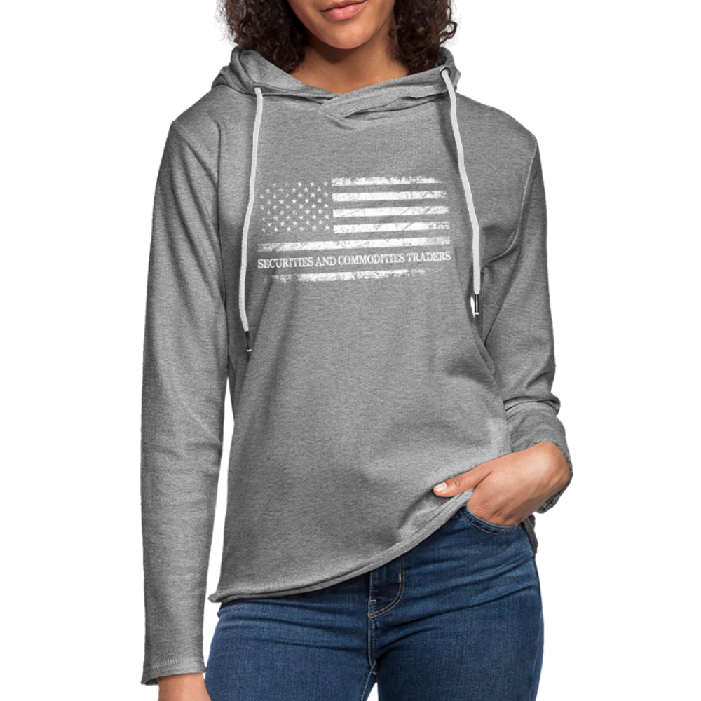 Securities and Commodities Trader Lightweight Terry Hoodie - heather gray