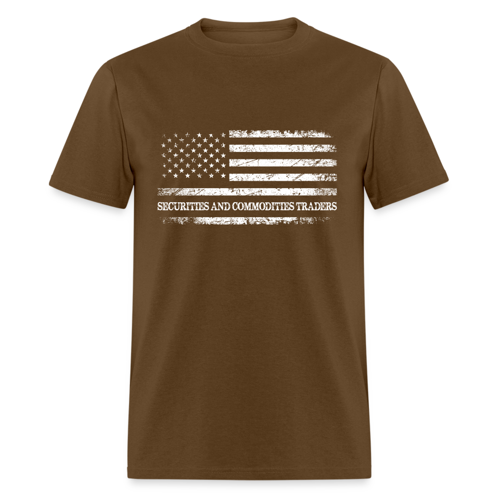 Securities and Commodities Traders T-Shirt - brown