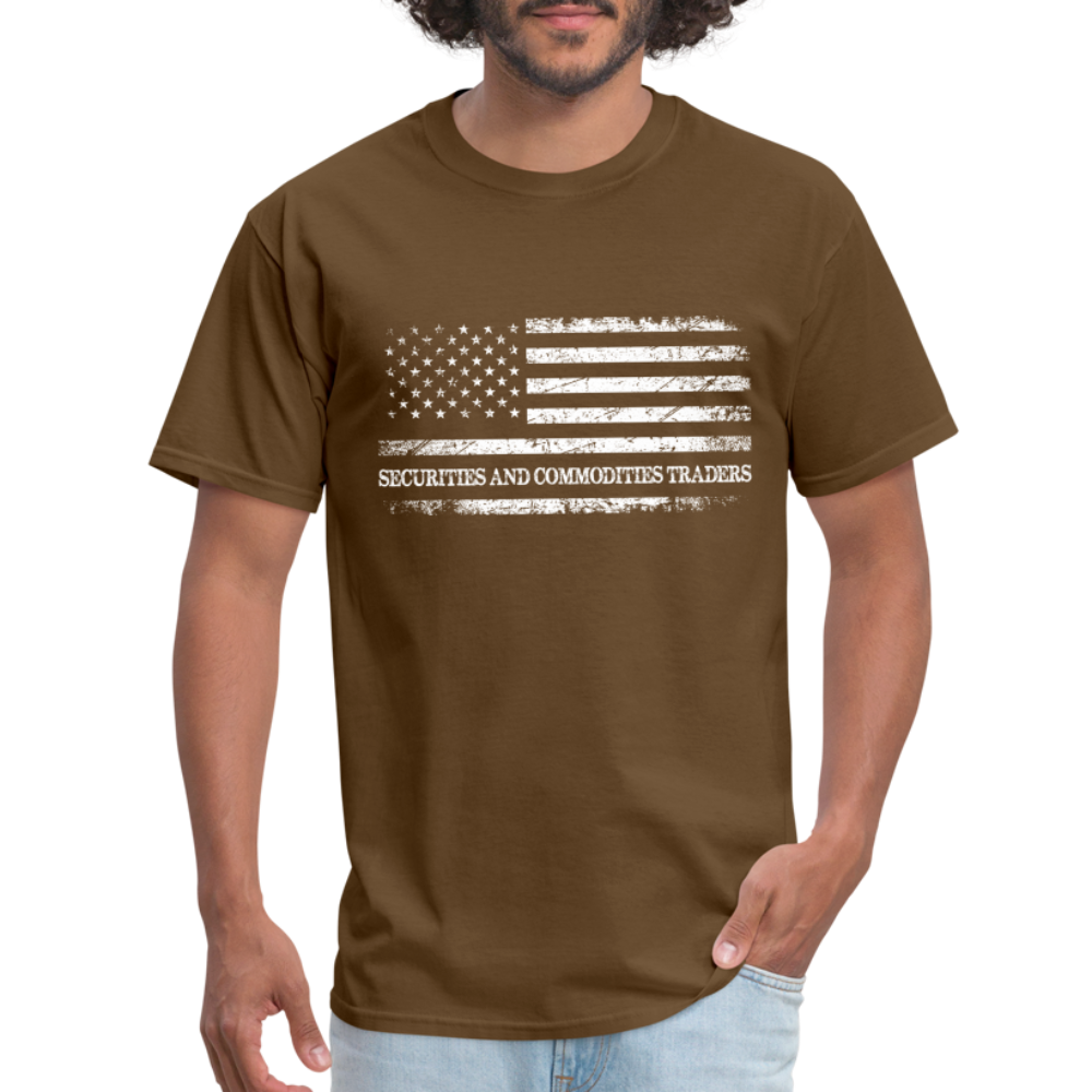 Securities and Commodities Traders T-Shirt - brown