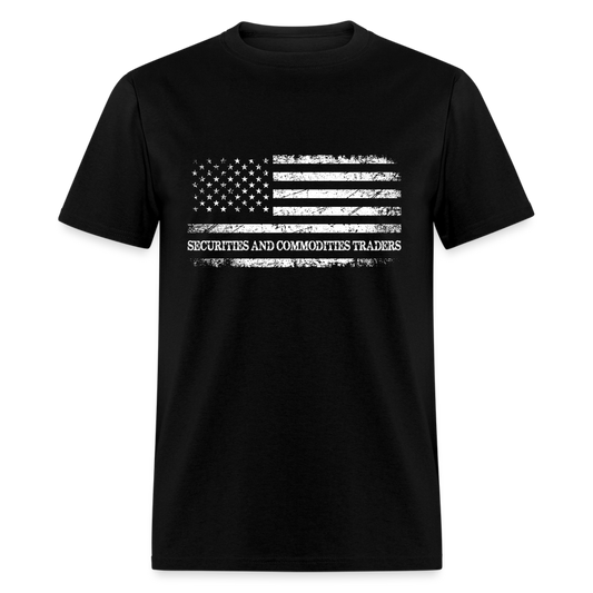 Securities and Commodities Traders T-Shirt - black