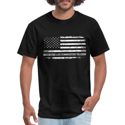 Securities and Commodities Traders T-Shirt - black