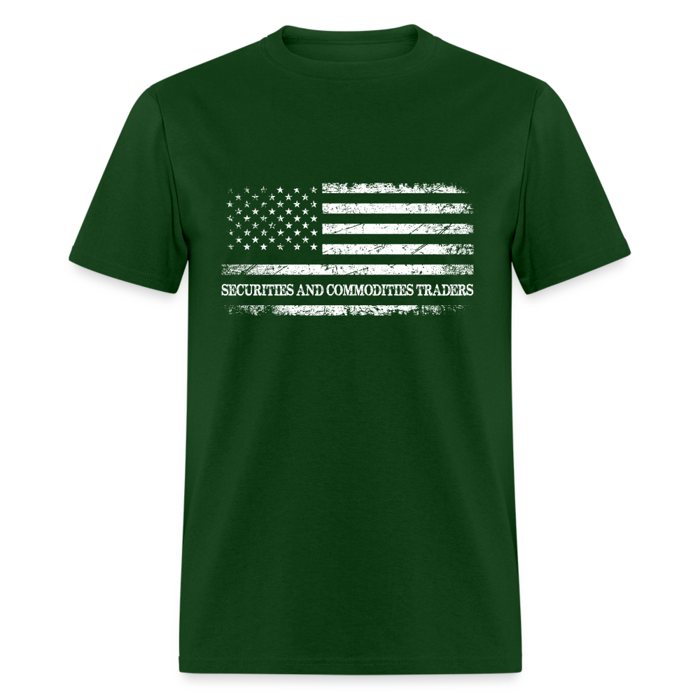 Securities and Commodities Traders T-Shirt - forest green