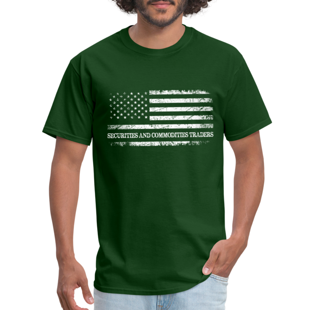 Securities and Commodities Traders T-Shirt - forest green