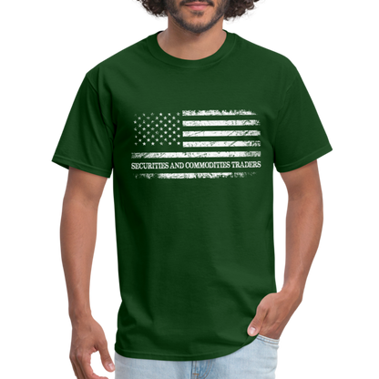 Securities and Commodities Traders T-Shirt - forest green