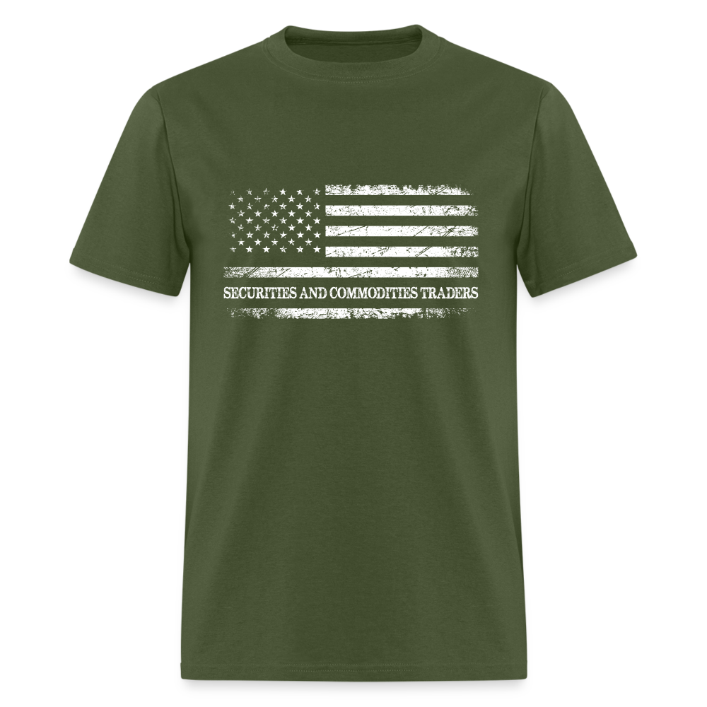 Securities and Commodities Traders T-Shirt - military green