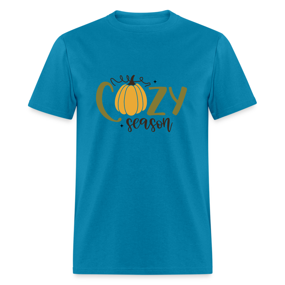 Cozy Season T-Shirt - turquoise