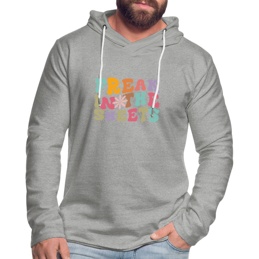 Freak In The Sheets Lightweight Terry Hoodie - heather gray