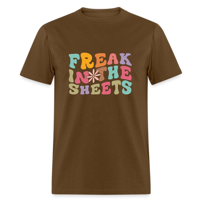 Freak In The Sheets T-Shirt - brown