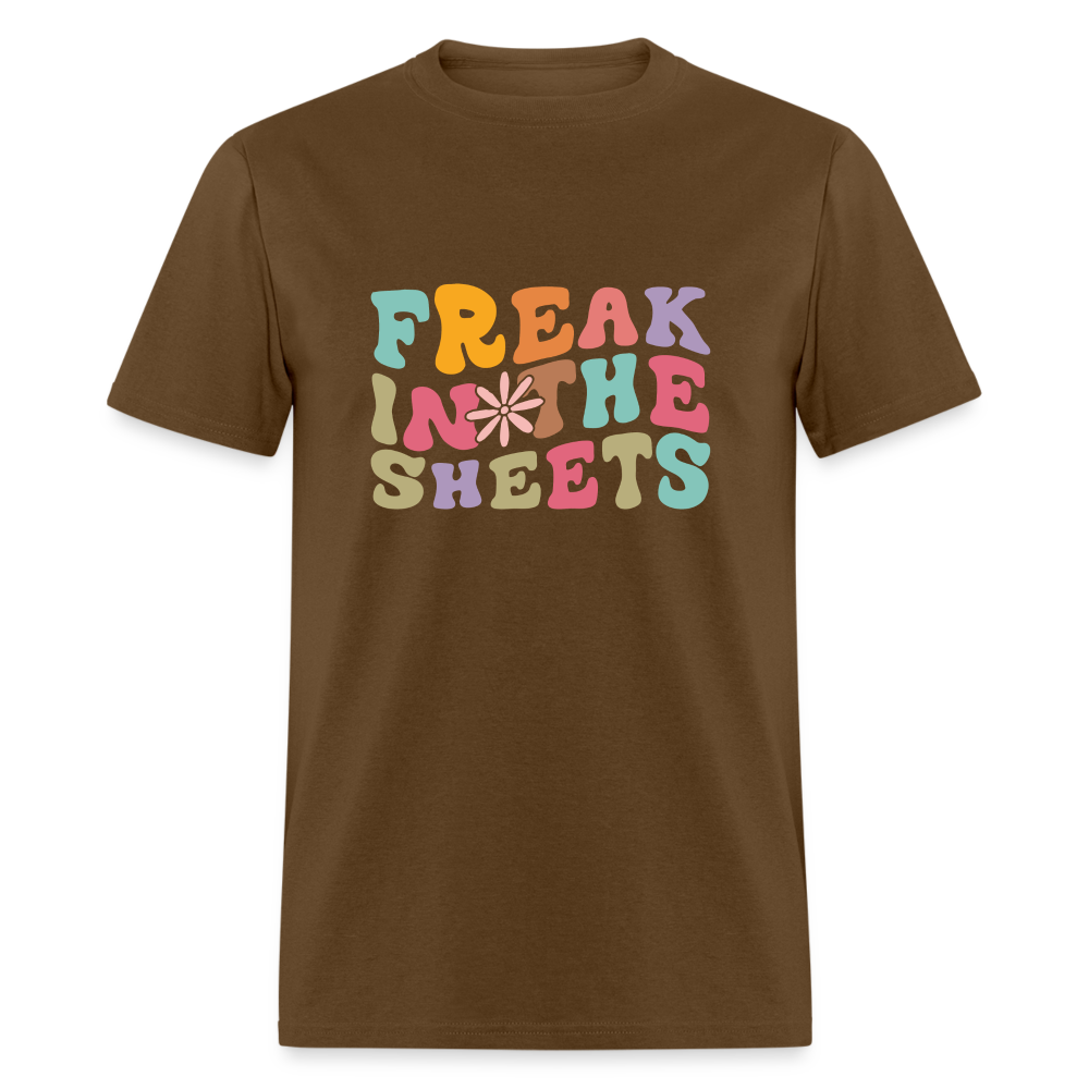 Freak In The Sheets T-Shirt - brown