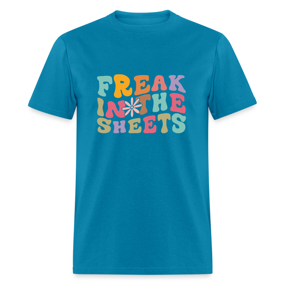 Freak In The Sheets T-Shirt - turquoise